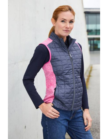 Vestă hibridă tricotată pentru femei